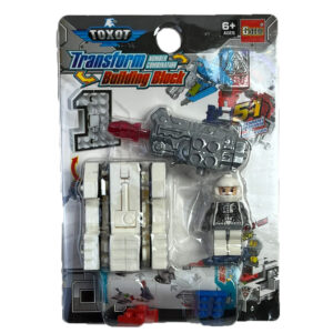 Transform Building Block – 1-es szám figura (fehér)