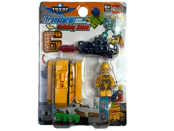 Transform Building Block – 6-os szám figura (sárga)
