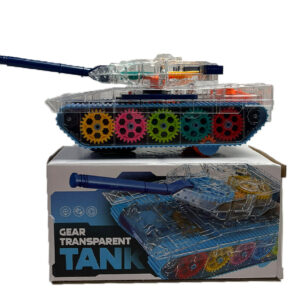 Világító és zenélő játék tank