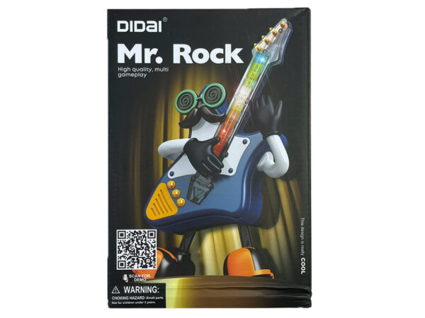 Világító zenélő gitárfigura