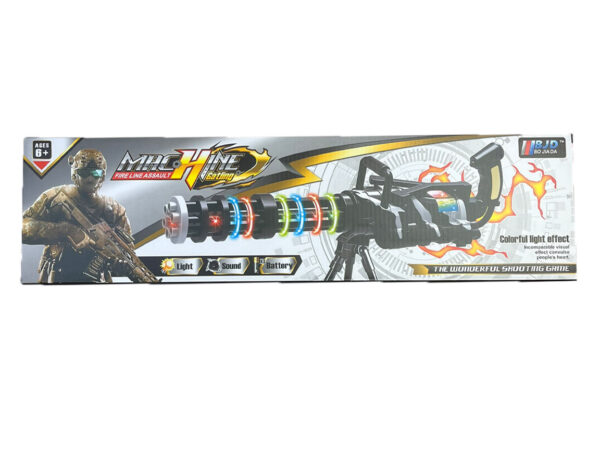 Minigun - gépfegyver fény és hangeffektekkel