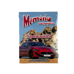 Memória kártyajáték – Sportautók