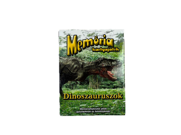 Memória kártyajáték – Dinoszauruszok