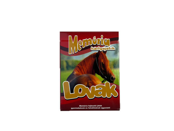 Memória kártyajáték – Lovak