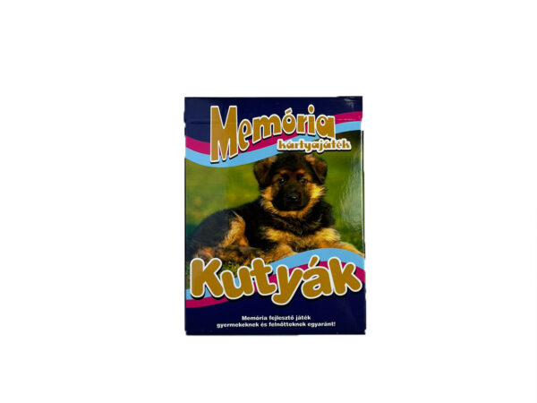 Memória kártyajáték – Kutyák