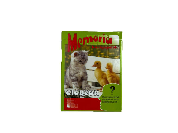 Memória kártyajáték – Cicusok