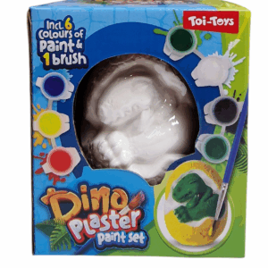 Dinós gipszfestő készlet