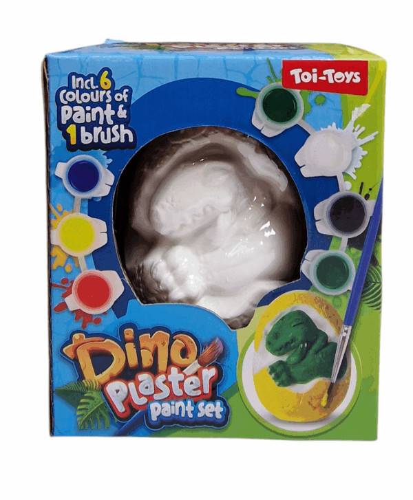 Dinós gipszfestő készlet
